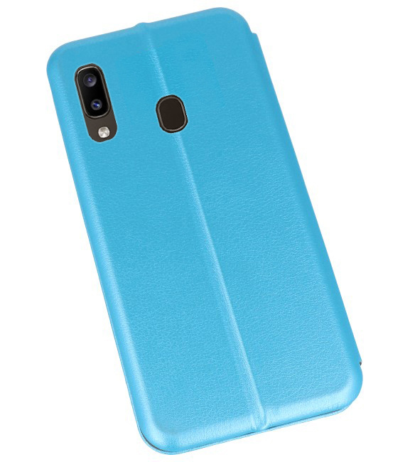 Etui Folio Slim pour Samsung Galaxy A20 Bleu