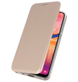 Custodia Folio sottile per Samsung Galaxy A20 Gold