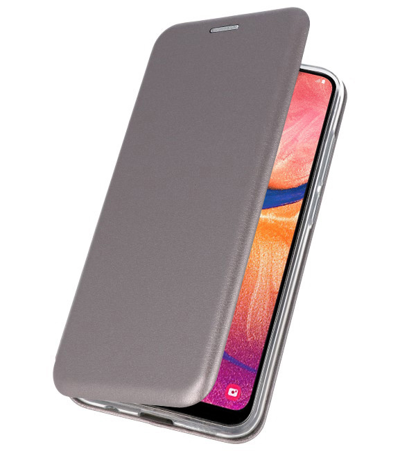 Etui Folio Slim pour Samsung Galaxy A20 Gris