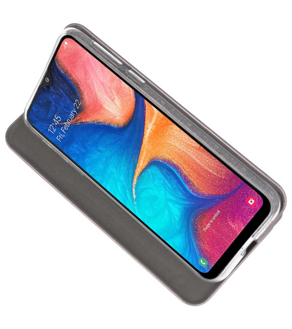 Etui Folio Slim pour Samsung Galaxy A20 Gris