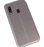 Etui Folio Slim pour Samsung Galaxy A20 Gris