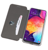 Etui Folio Slim pour Samsung Galaxy A50 Gris