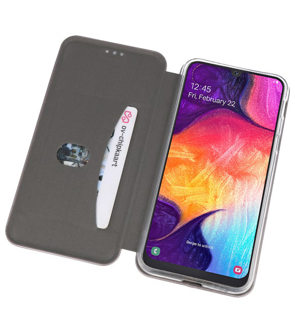 Slim Folio Case voor Samsung Galaxy A50 Grijs