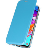 Etui Folio Slim pour Samsung Galaxy A70 Bleu