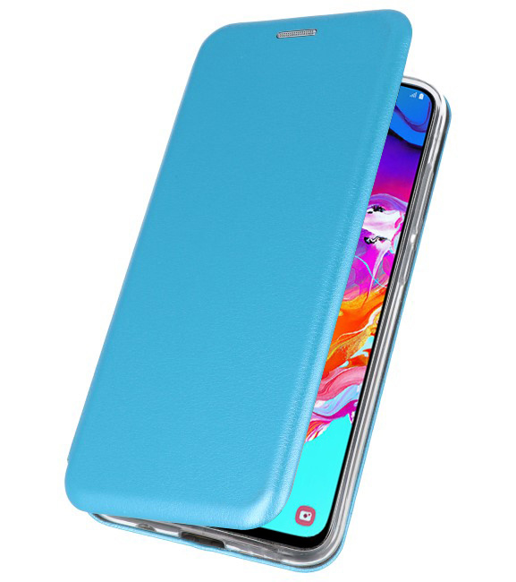 Etui Folio Slim pour Samsung Galaxy A70 Bleu