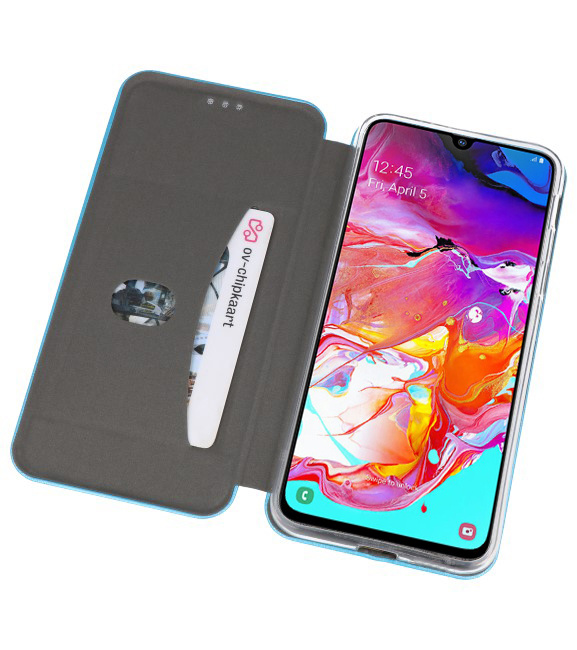 Slim Folio Hülle für Samsung Galaxy A70 Blue