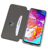 Slim Folio Case voor Samsung Galaxy A70 Grijs