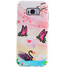 Papillon Design Hardcover Backcover pour Samsung Galaxy S8 Plus