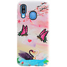 Funda rígida con diseño de mariposa para Samsung Galaxy A40