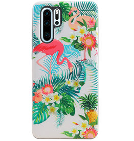 Coque arrière Flamingo Design pour Huawei P30 Pro