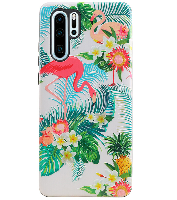 Coque arrière Flamingo Design pour Huawei P30 Pro