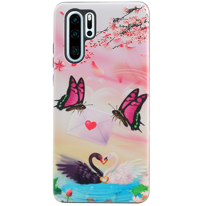 Butterfly Design Hardcase Backcover per Huawei P30 Pro