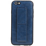 Grip Stand Hardcase Backcover voor iPhone 6 Blauw