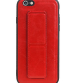 Grip Stand Hardcase Backcover für iPhone 6 Red