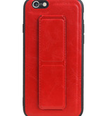 Grip Stand Hardcase Backcover voor iPhone 6 Rood