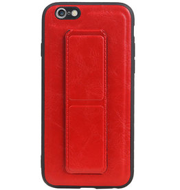 Grip Stand Hardcase Backcover para iPhone 6 Red