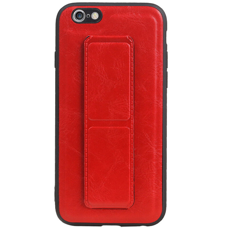 Grip Stand Hardcase Backcover para iPhone 6 Red