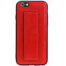 Grip Stand Hardcase Backcover für iPhone 6 Red