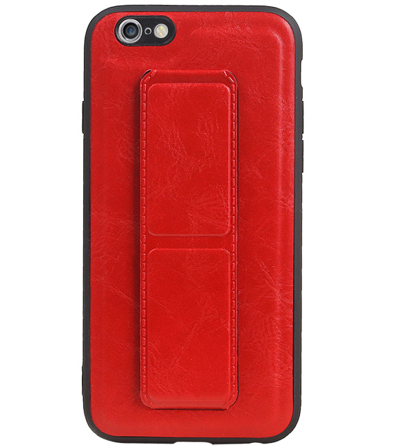 Grip Stand Hardcase Backcover for iPhone 6 Red