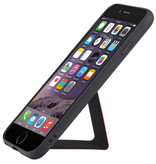 Grip Stand Hardcase Backcover voor iPhone 6 Rood