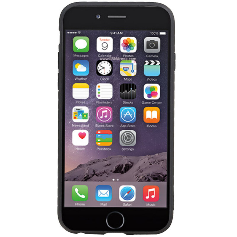 Grip Stand Hardcase Backcover for iPhone 6 Brown