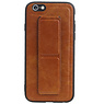 Grip Stand Hardcase Bagcover til iPhone 6 Brown