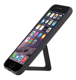 Grip Stand Hardcase Backcover voor iPhone 6 Bruin