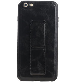 Grip Stand Hardcase Bagcover til iPhone 6 Plus Black