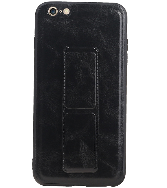 Grip Stand Hardcase Bagcover til iPhone 6 Plus Black