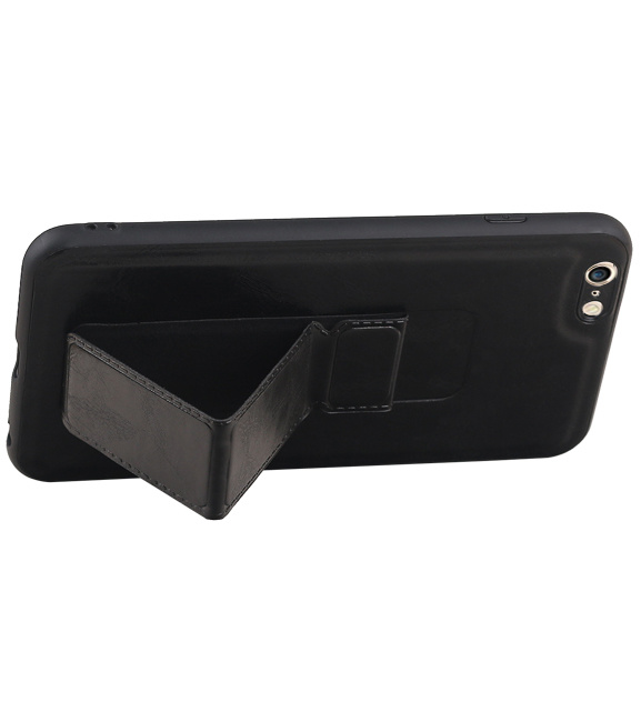 Grip Stand Hardcase Backcover para iPhone 6 Plus negro