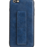 Grip Stand Hardcase Backcover voor iPhone 6 Plus Blauw