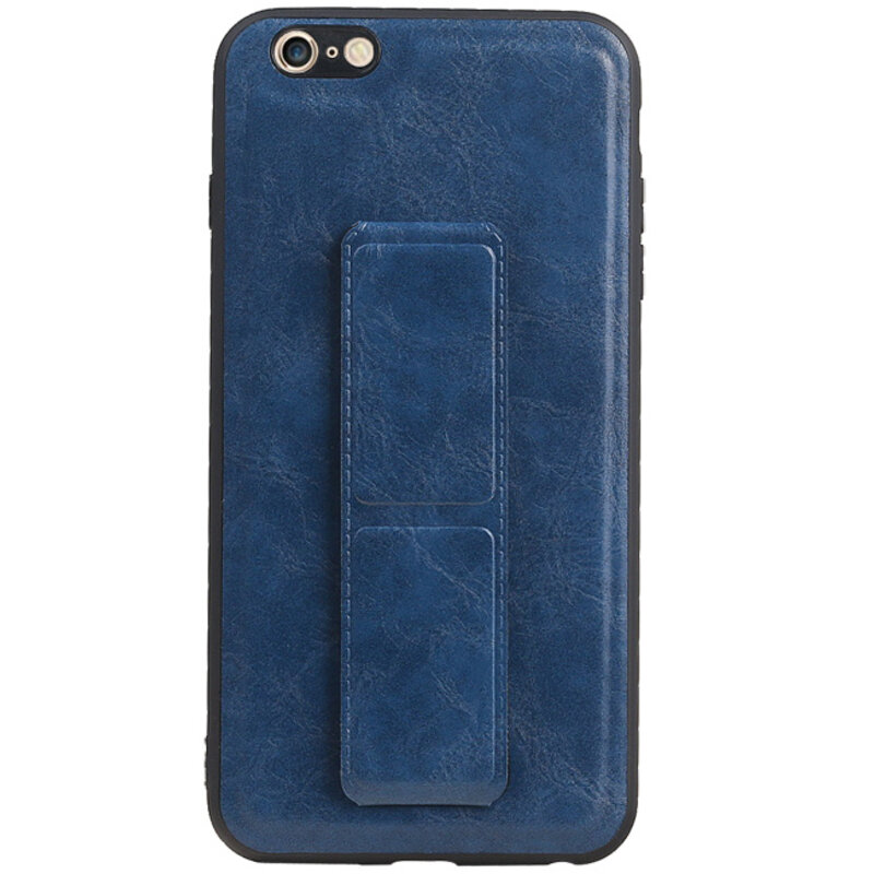 Grip Stand Hardcase Backcover für iPhone 6 Plus Blue