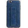 Grip Stand Hardcase Backcover voor iPhone 6 Plus Blauw