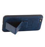 Grip Stand Hardcover Backcover pour iPhone 6 Plus Bleu