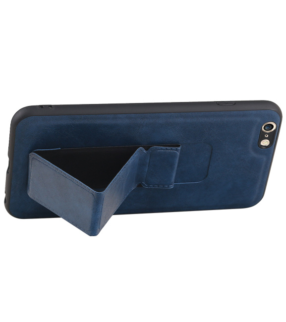 Grip Stand Hardcase Backcover für iPhone 6 Plus Blue