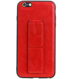 Grip Stand Hardcover Backcover pour iPhone 6 Plus rouge