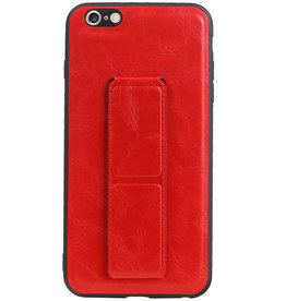 Grip Stand Hardcase Backcover per iPhone 6 Plus Red