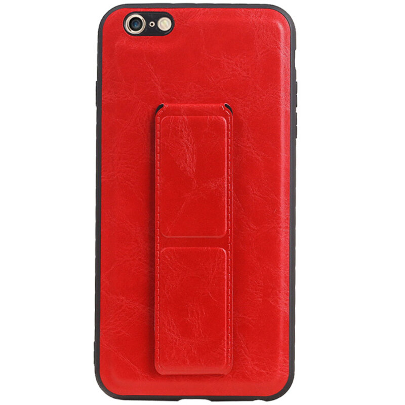Grip Stand Hardcase Backcover per iPhone 6 Plus Red