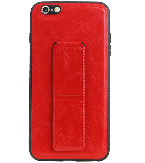 Grip Stand Hardcase Backcover per iPhone 6 Plus Red