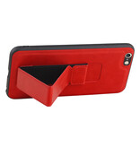 Grip Stand Hardcase Backcover for iPhone 6 Plus Red