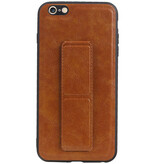 Grip Stand Hardcover Backcover pour iPhone 6 Plus Marron