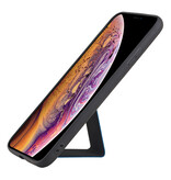 Grip Stand Hardcase Backcover für das iPhone XS Max Blue