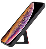 Grip Stand Hardcase Backcover for iPhone XS Max Red