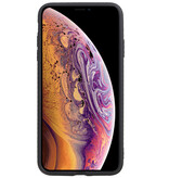 Grip Stand Hardcase Backcover voor iPhone XS Max Bruin