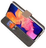 Wallet Cases Hülle für Samsung Galaxy A10 Gold