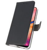 Wallet Cases Hoesje voor Samsung Galaxy A20 Zwart