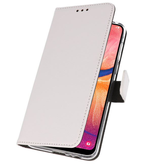 Etuis portefeuille Etui pour Samsung Galaxy A20 Blanc