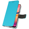 Wallet Cases Hülle für Samsung Galaxy A20 Blue