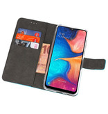 Wallet Cases Case for Samsung Galaxy A20 Blue