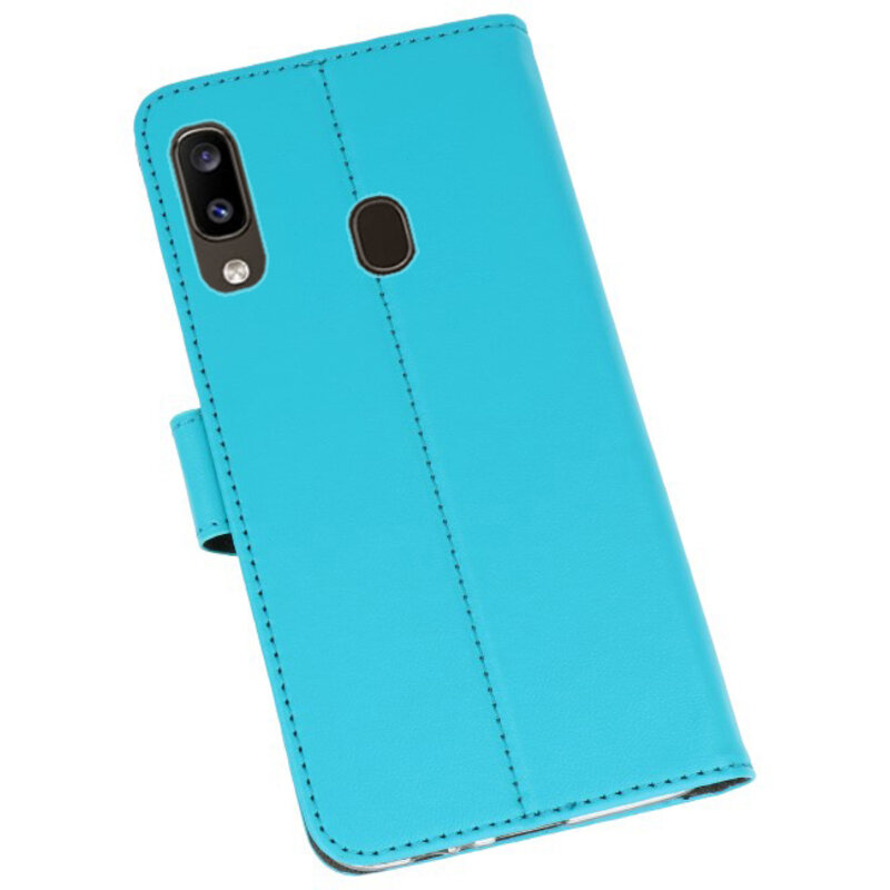 Custodia a Portafoglio per Samsung Galaxy A20 Blue
